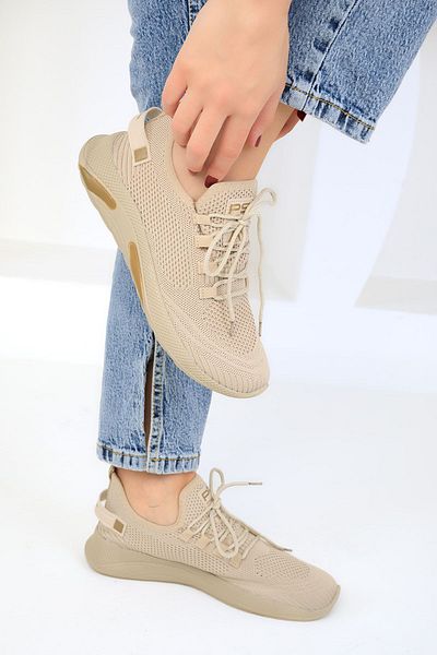 SOHO Beigefarbener Unisex-Sneaker – Modell 16884