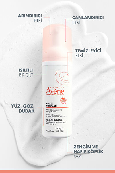 Avene Mousse Nettoyante Cilt Temizleme Köpüğü 2x150ml SET