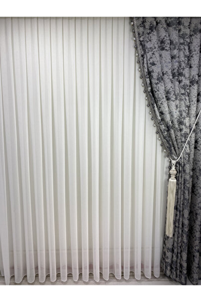 Brillant Нові підлогові плоскі тюлеві штори 1/3 щільні складки