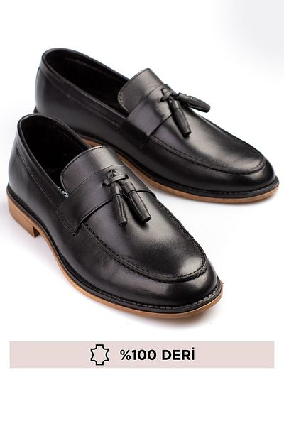 maximoda Genuine Leather Men's Loafer - Inner and Outer Leather Shoes