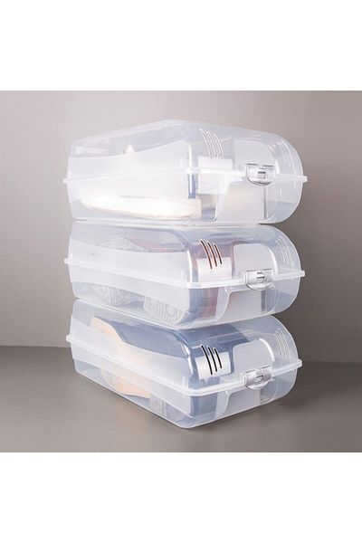 OMAK Decobella 10-Piece Men's Shoe Protection Box