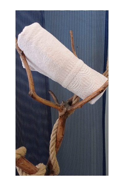 NİVEMESHOME Ahenk Pudra 70*135 Банний рушник Karacan