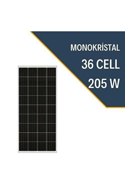 Lexron 205W MONOKRİSTAL GÜNEŞ PANELİ