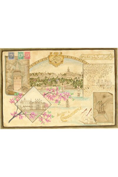 Benim Koleksiyonum Zehra Akdeniz - Istanbul Kartpostalı 27x39 Cm (ÖZGÜN BASKI 2/30 İMZALI)