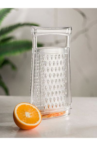 Depa Findit Acrylic Transparent Non-Cutting Grater with Chamber