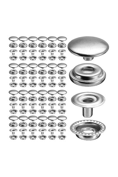 AiryFooT Σετ καρφίτσας νικελίου 1,5 cm 61 No 25