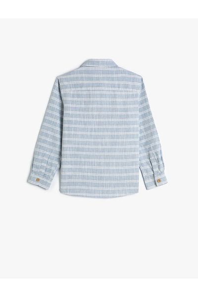 Koton Sweat pentru băieți 4skb60080tw cu dungi albe