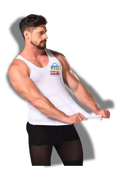 figiza Men's tightening Singlet Corset Lumbar Chest Belly Repairing Upright Posture Corset For Gynecomastia