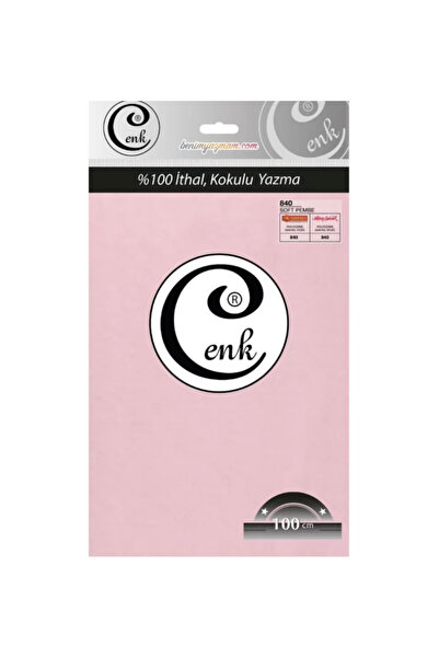 Cenk YAZMA 100cm düz soft pembe 840