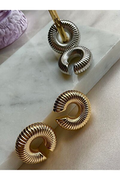 Salyangoz Tırtıklı Boru Earcuff