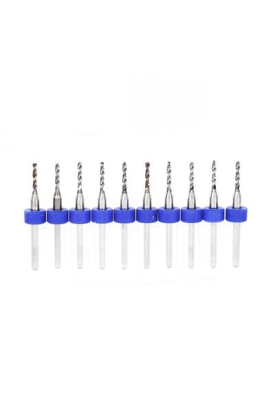 Schulzz 10 Parça 1.50 Mm Dremel Uyumlu Matkap Ucu Karbür Delme Mikro