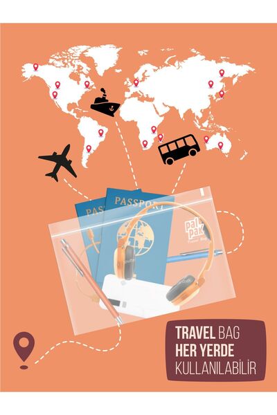 PALPAK Travel Bag / Locked Travel Bag 32X25 cm - 5 Pieces