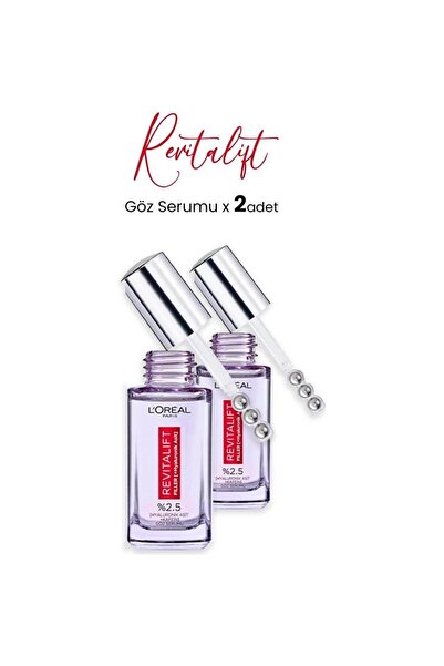 L'Oreal Paris Loreal Paris Revitalift Filler Göz Serumu 20 ml x 2 Adet