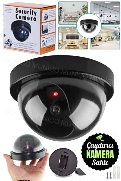 Munico Caydırıcı Dükkan Ev Apartman Kamera Dome Kapalı Açık Simülasyon Kamera...