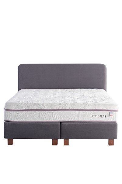 İşbir Yatak Beyaz Ergoplas Polimer Yaylı Viskoelastik Akıllı Yatak
