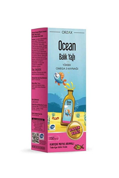 Ocean OrzaxOceanOmega3 150ml Syrup - Mixed Fruit Flavor