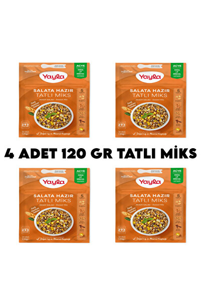 Yayla 4 Adet Tatlı Miks Hazır Salata