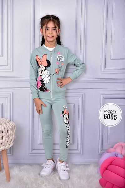 öykümgaleria Minnie Short Sleeve Girl's T-Shirt - Set of 3 with Lü Tights