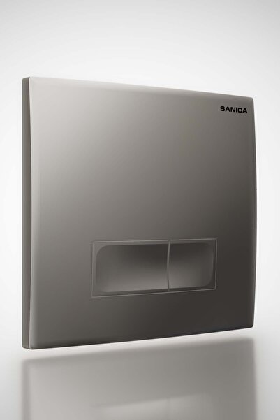 Sanica Rezervuar Panel Takımı P04 Mat Krom Boyalı 21 X 18 cm