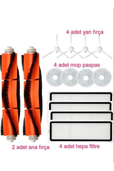 LİN GRUP Xiaomi S10 Plus - Filtru de înlocuire compatibil cu setul de mopuri cu perie Dreame L10 Ultra