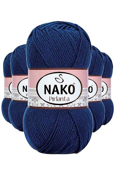 NAKO Διαμάντι Amigurumi Πλεκτό Νήμα Ναυτικό Μπλε 4253