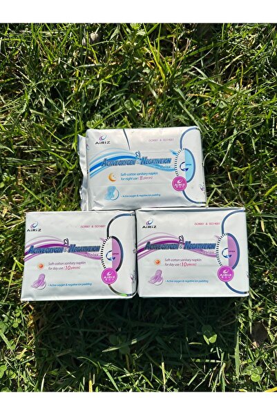 Tiens وسادة صحية للنساء من Airiz، عبوتين تحتوي على 10 عبوات يومية، عبوة واحدة...