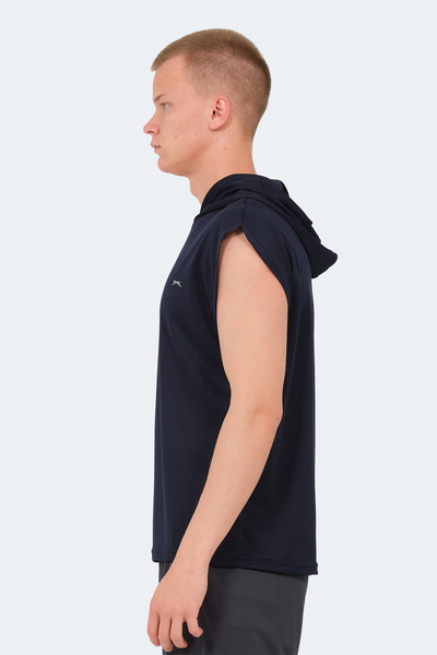 Slazenger Ondina in Men's Sleeveless Navy Blue T-Shirt