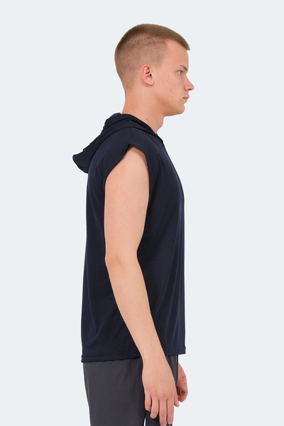 Slazenger Ondina in Men's Sleeveless Navy Blue T-Shirt