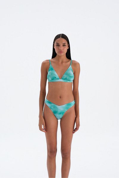 Eros 2300Bk Modell Wassergrüner Triangel-Bikini - Kleines Design