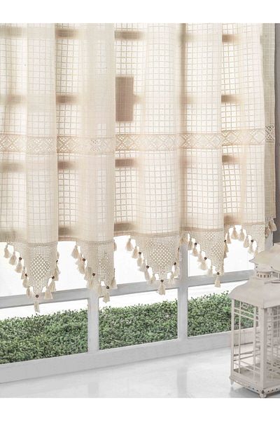 Buldan CSN Tekstil Buldan Monika Cotton Natural Curtain