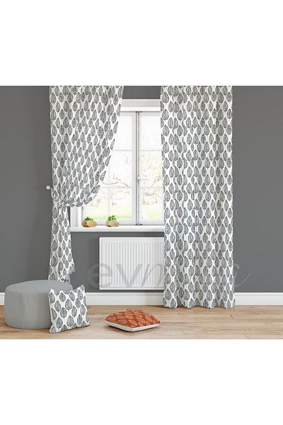 Evmila Children's Room Patterned Background Curtain