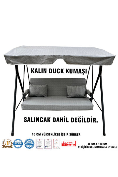 Vip Home Concept Lüks DUCK Vip Salıncak Minder Seti 10 CM Süngerli Tenteli Sa...