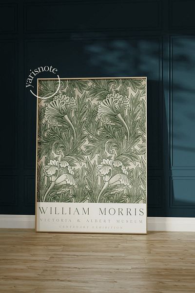 Yaris Note Σχέδιο αφίσας χωρίς πλαίσιο William Morris