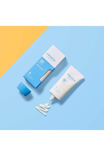FRUDIA UV Shield Sunscreen - SPF50, 50g, Daily Moisturizer, Protective from UV Rays