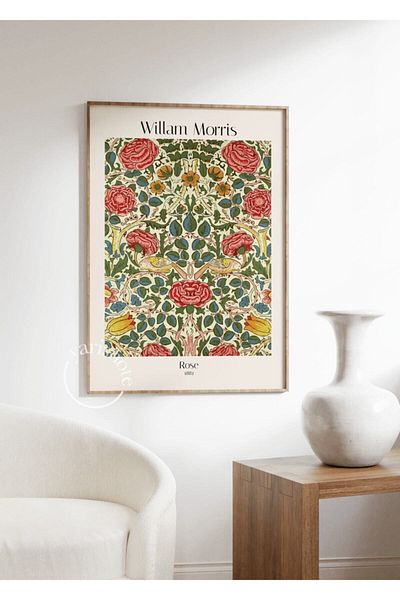 Yaris Note Σχέδιο αφίσας χωρίς πλαίσιο William Morris