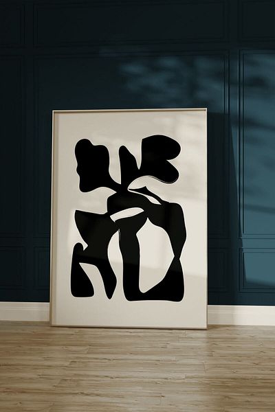 Yaris Note Bohemian Frameless Poster Αφίσα τοίχου με νερό Μοντέρνα διακοσμητική χωρίς πλαίσιο