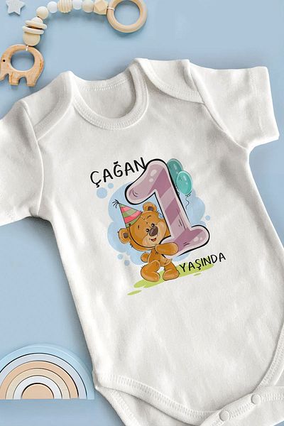 Homamia 1 Year Old Birthday Bodysuit