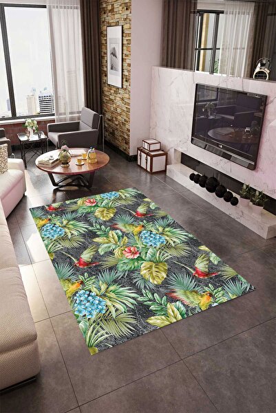 Digital Printing Washable Anti-Slip Base Decorative Living Room Kitchen Rug Runner