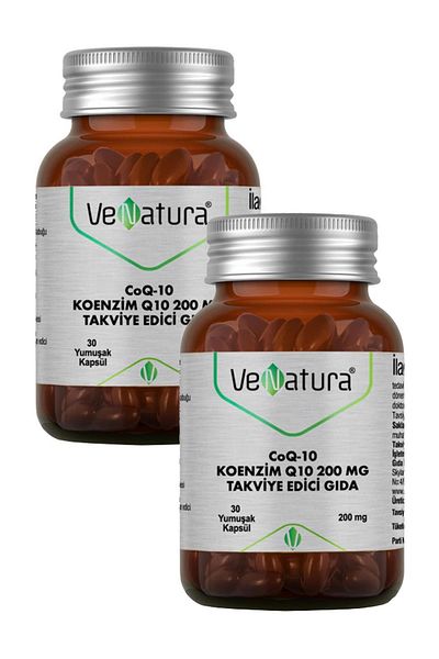 VeNatura Coenzyme Q10 - 200 mg 30 Capsules x 2 Pieces