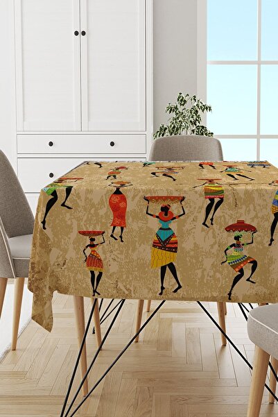 Viva Home Τραπεζομάντιλο με έθνικ σχέδιο Mso106, που πλένεται, ανθεκτικό στου...