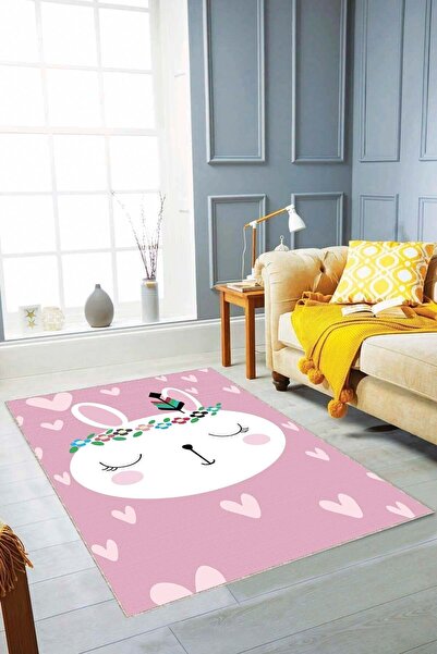 Lizia Home Makinede Yıkanabilir Kaymaz Taban Bebek Halısı Ar1011