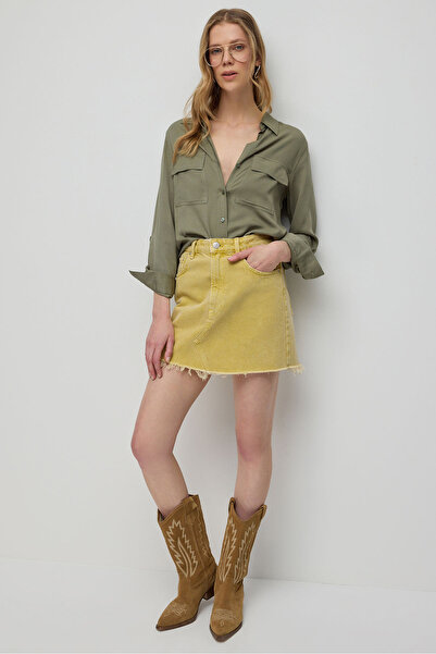 No Matter What Flowy Shirt with Pocket Detail