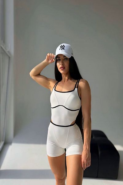 Fashiontayt Ολόσωμη φόρμα Push Up και ToPARING Diver Fabric με ζώνη