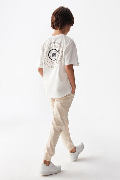 nk kids بنطلون جيب كريمي للأولاد - NK Kids 66702