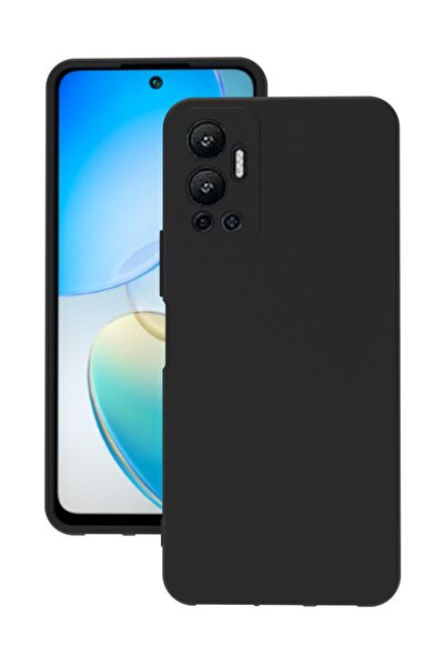 INFINIX Hot 12 Uyumlu Kılıf kamera korumalı silikon zore biye Arka Kapak