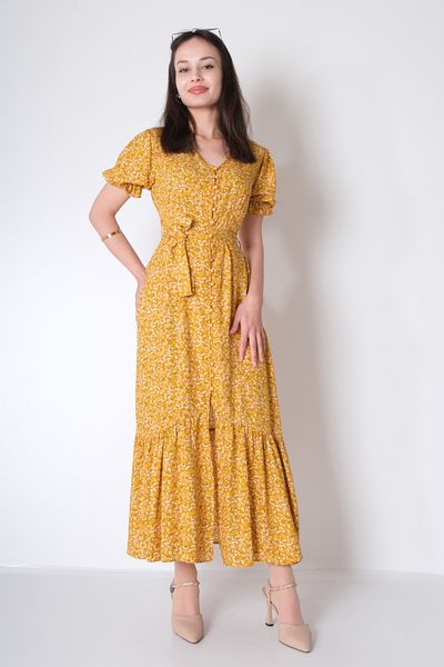 LİGHTER Button Detailed Elegant Dress
