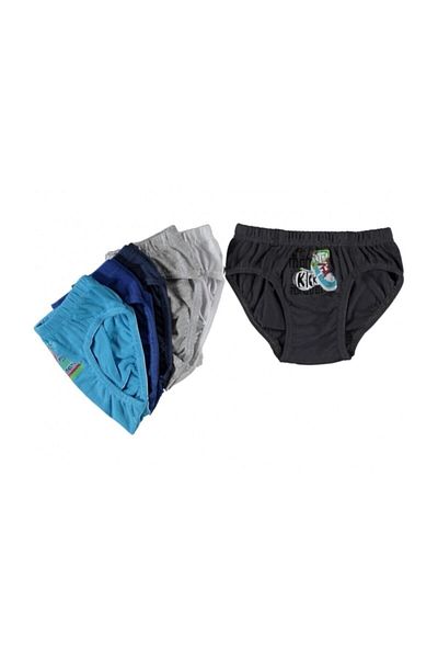 bonbonetti chocolate baby&kids Set de 6 chiloți din bumbac cu model pentru băieți