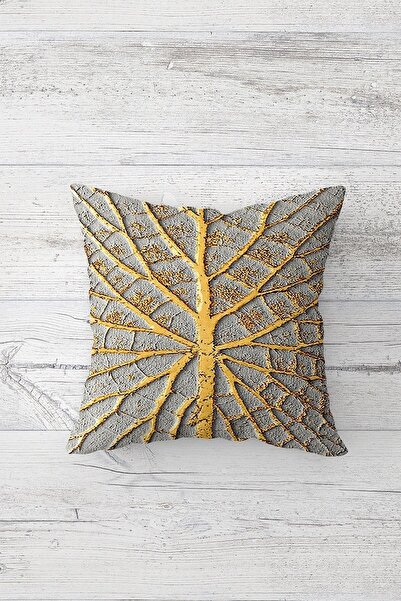 on the clouds Gold Tree Body Patterned Concealed Zippered Throw Pillow Cover Sofa Pillow Cover Set (4pcs)