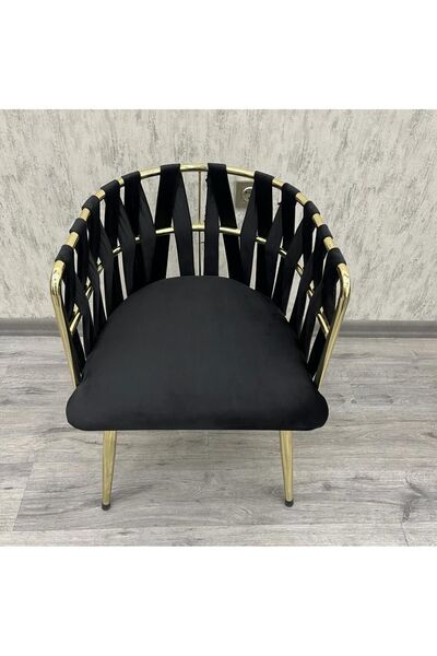 BY ORHAN GÜZEL Tekli Siyah Gözde Sandalye