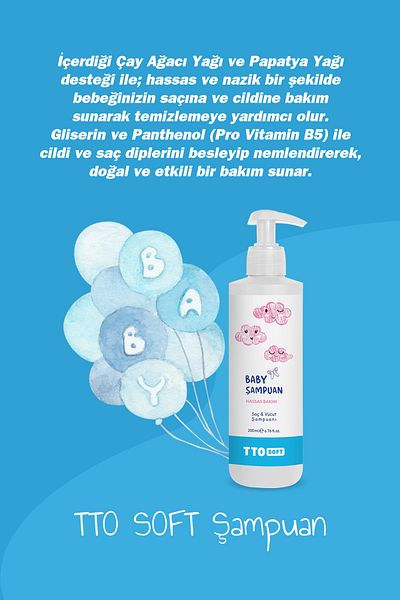 TTO Soft Baby Shampoo - 200 ML